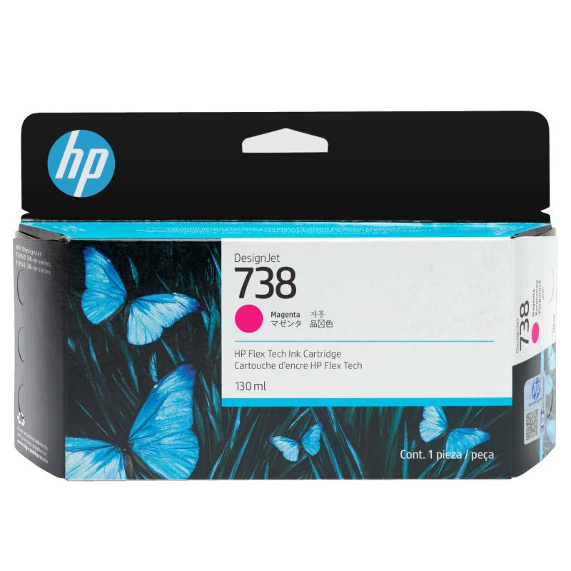 Cartouche d'encre HP 738 130ml - Magenta Cartouche d'encre HP 738 130ml - Magenta