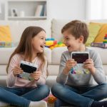 Console De Jeu G5 Pour Enfants 500 Jeux intégrés - Gris