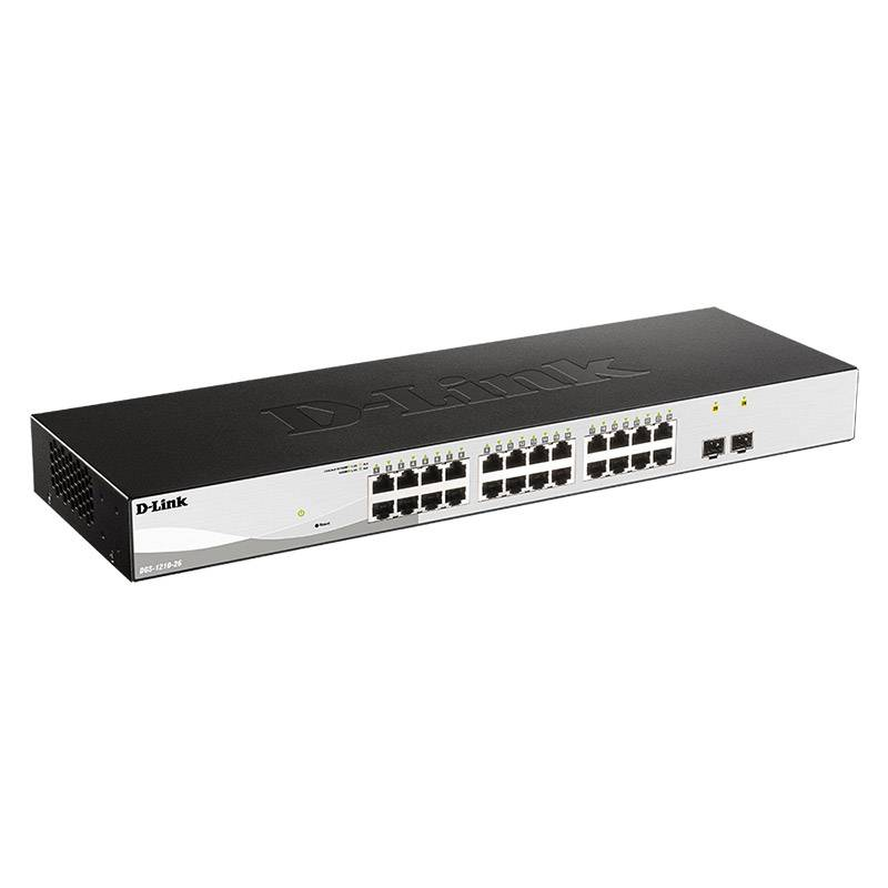 Switch D-LINK DGS-1210-28MP 24 ports PoE+ 4 Ports Gigabit/SFP Switch D-LINK DGS-1210-28MP 24 ports PoE+ 4 Ports Gigabit/SFP