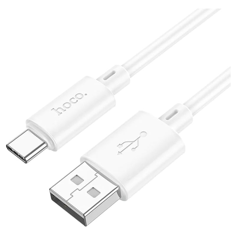 Câble De Charge HOCO X88 USB-A Vers Type-C - Blanc Câble De Charge HOCO X88 USB-A Vers Type-C - Blanc