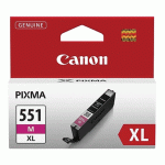 Cartouche d'encre originale Canon à haute capacité CLI-551XLM - Magenta