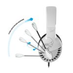 Micro Casque Gamer SPIRIT OF GAMER Pro H3 Pour PS4 & PS5 - Blanc