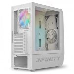 Boîtier PC Gamer SPIRIT OF GAMER Infinity Artic ARGB - Blanc