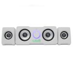 Haut-parleur 2.2 WHITE SHARK Mood RGB - Blanc