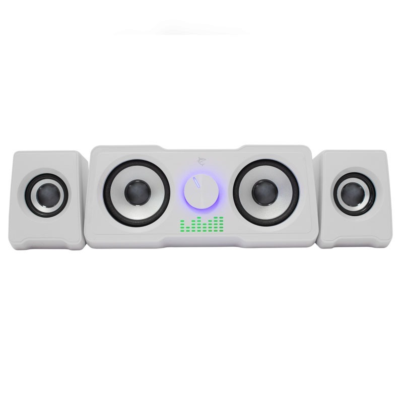 Haut-parleur 2.2 WHITE SHARK Mood RGB - Blanc Haut-parleur 2.2 WHITE SHARK Mood RGB - Blanc