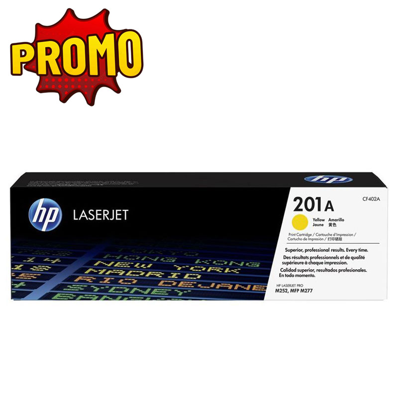 Toner Original Laser HP LaserJet 201A  Jaune