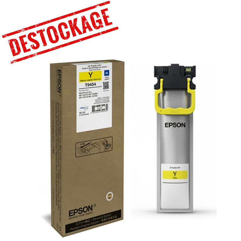 Cartouche Jet d'encre Original EPSON T9454 - Jaune Cartouche Jet d'encre Original EPSON T9454 - Jaune