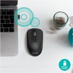 Souris Sans fil ADVANCE Slimfit - Noir