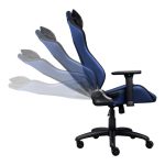 Chaise Gaming TRUST GXT714B RUYA Avec Accoudoirs - Noir et Bleu