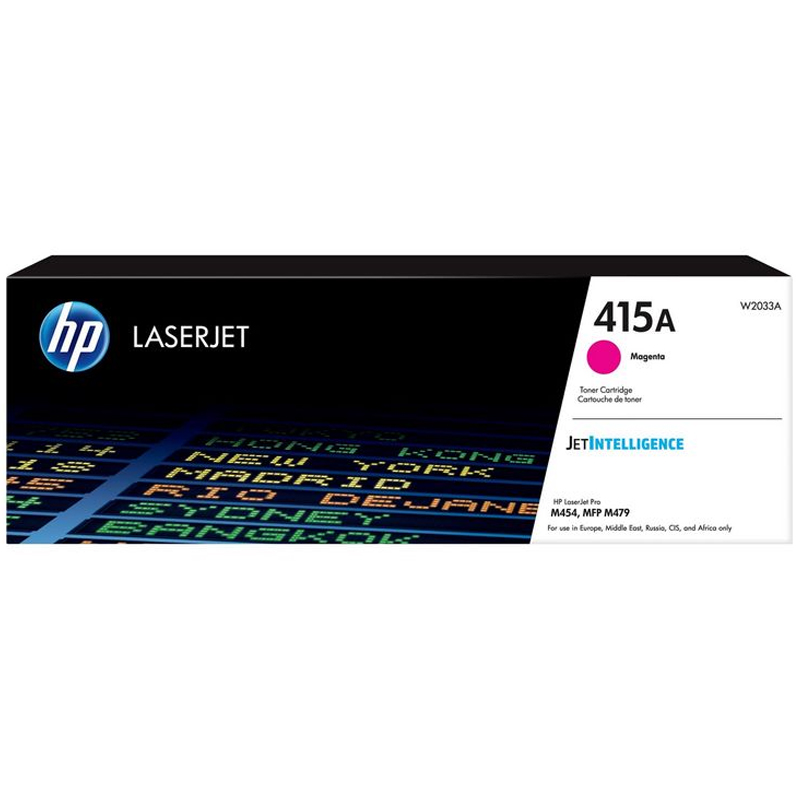Cartouche de toner HP 415A magenta LaserJet originale / 2100 pages W2033A Cartouche de toner HP 415A magenta LaserJet originale / 2100 pages W2033A