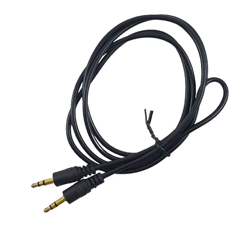 Câble audio Jack 3,5 mm Mâle/Mâle 1.5m - Noir