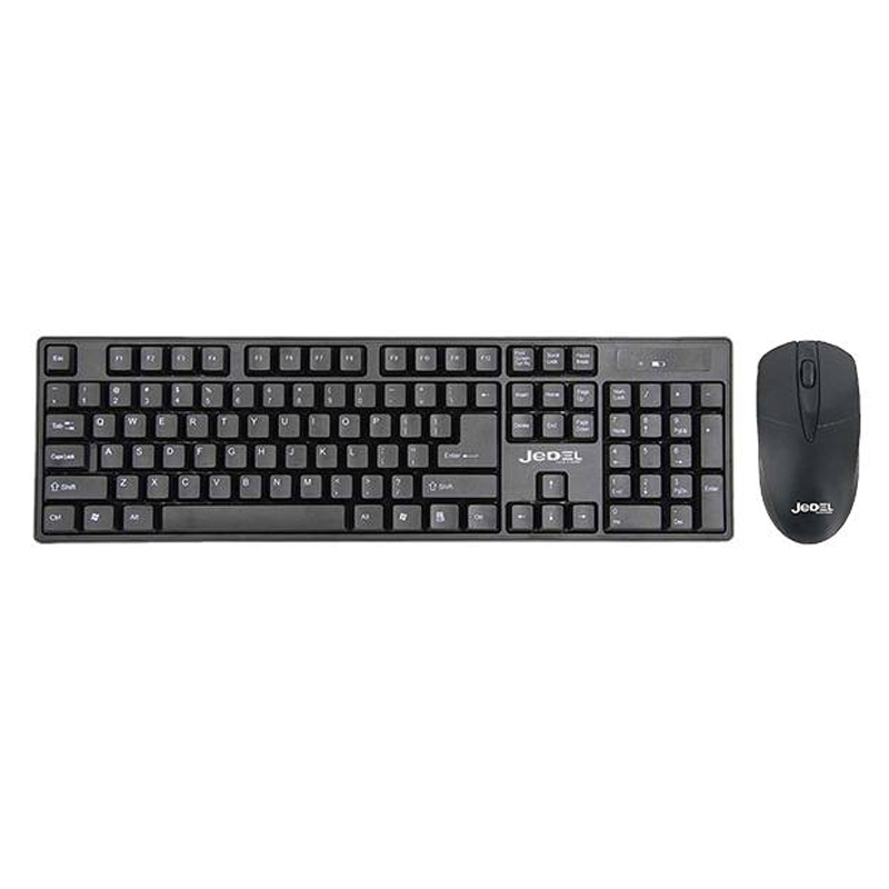 Ensemble Clavier et Souris Sans Fil JEDEL WS732 - Noir Ensemble Clavier et Souris Sans Fil JEDEL WS732 - Noir