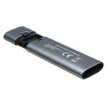 Boîtier ARGUS Pour Disque Dur Externe SSD M.2 NVMe / USB 3.2 Type-C - Gris