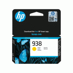 Cartouche Original Jet d'encre HP 938 - Jaune