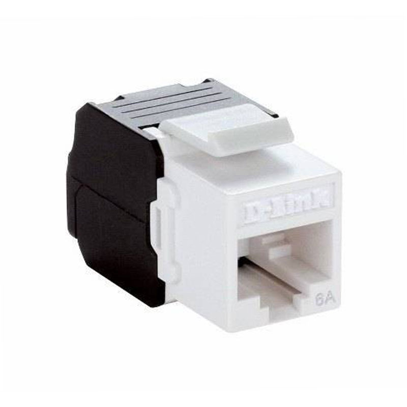 Prise Keystone D-Link sans outil 180° UTP CAT 6A Prise Keystone D-Link sans outil 180° UTP CAT 6A