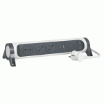 Multiprise LEGRAND 3*2P+T Parafoudre USB A+C 1.5M