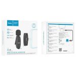 Microphone Sans Fil HOCO WIRELESS DIGITAL L15  Pour Smartphones  Lightning - Noir