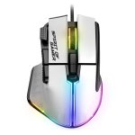 Souris Gamer Filaire SPIRIT OF GAMER  PRO M5 RGB - Blanc