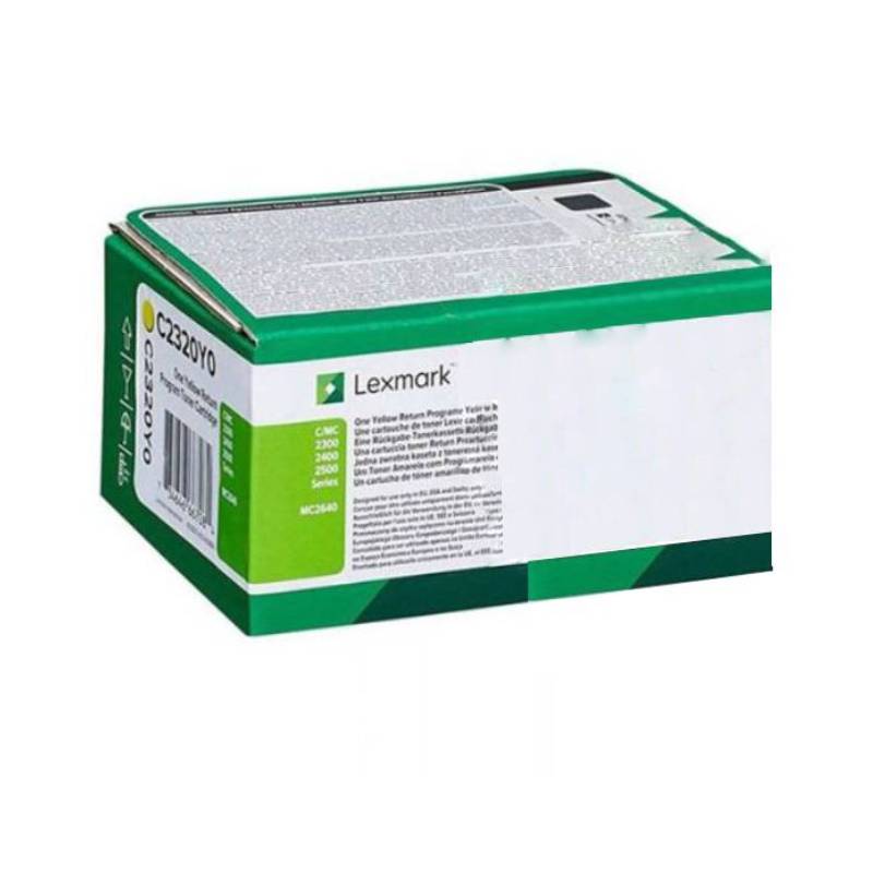 Toner original LEXMARK - Noir (C2350K0) Toner original LEXMARK - Noir (C2350K0)