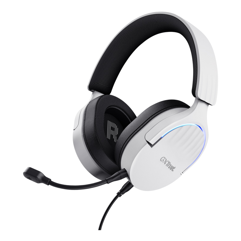 Micro Casque Gamer Filaire TRUST GXT 490 FAYZO USB 7.1 - Blanc Micro Casque Gamer Filaire TRUST GXT 490 FAYZO USB 7.1 - Blanc