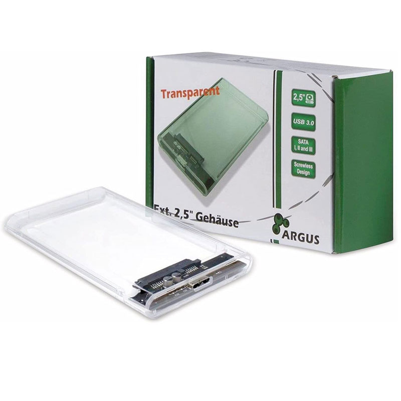 Boitier Externe ARGUS GD-25000 2.5" - Transparent Boitier Externe ARGUS GD-25000 2.5" - Transparent
