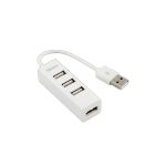 Hub SBOX H-204 USB 2.0 4 Ports - Blanc
