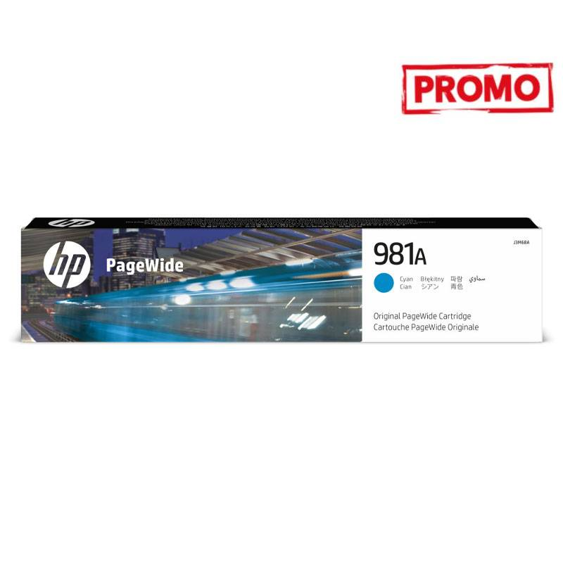Cartouche Original HP 981A PageWide - Cyan(J3M68A) Cartouche Original HP 981A PageWide - Cyan(J3M68A)