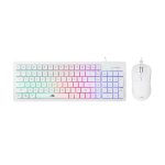 Ensemble Clavier + Souris Filaire BARACUDA ORCA - Blanc