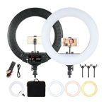 Ring light Professionnel LED RL-21 54 cm 360° 3 Supports - Noir