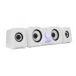Haut-parleur 2.2 WHITE SHARK Mood RGB - Blanc