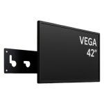 Support Mural Fixe SUP-42 Pour TV VEGA 42" - Noir