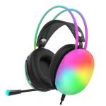 Micro Casque Gamer Filaire INCA IGK-X8S RGB - Noir