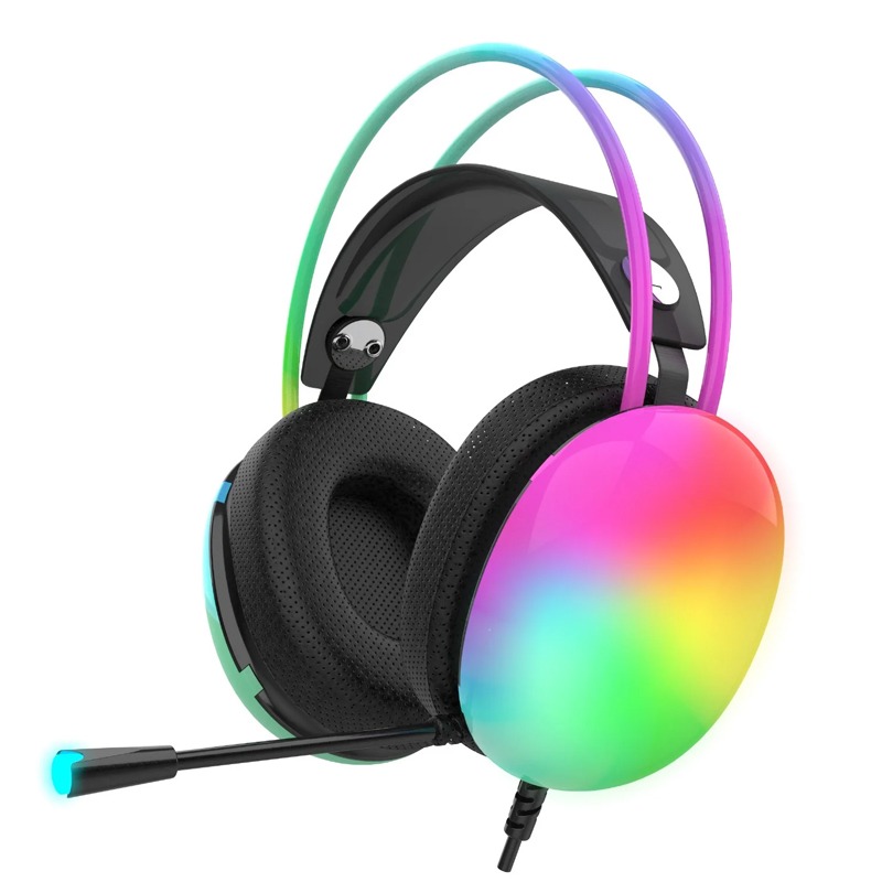 Micro Casque Gamer Filaire INCA IGK-X8S RGB - Noir Micro Casque Gamer Filaire INCA IGK-X8S RGB - Noir